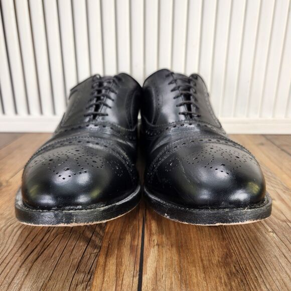 Allen Edmonds Strand Mens Sz 12 D Back Leather Cap Toe Oxfords Shoes Made In USA main image 10